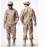 Tactical US Army Camouflage Combat Uniform Men ACU Multicam Camo Military Clothing Set Airsoft Outdoor Jacket + Pants Multicam