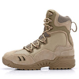 RoadTrack High-Top Tactical Boots Men Ankle Desert Boots Military Combat Shoes Wearable Durable Army Boots 45 Desert Spider -5