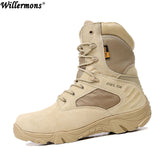 Summer Men's Desert Camouflage Military Tactical Boots Men Outdoor Combat Army Boots Botas Militares Sapatos Masculino