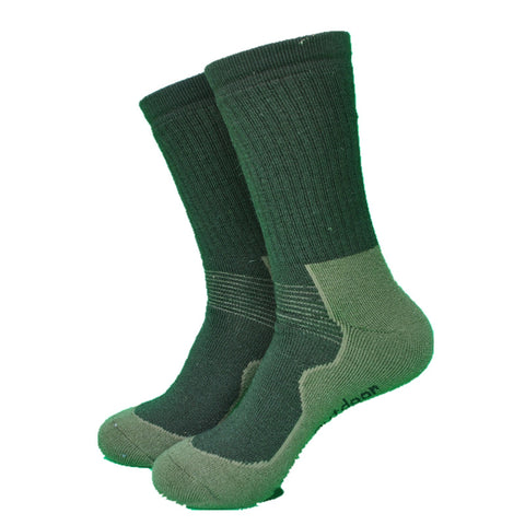 1 Pair Army Green Color The Whole Terry Thicker Heavy Hikingsocks Men's Socks 70% Merino Wool Black Color Women's Socks