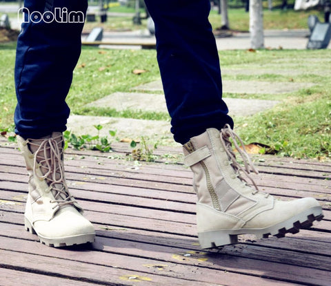 Large Size Summer Outdoor Men's Desert Camouflage Military Tactical Boots Combat Army Boots Botas Militares Sapatos Masculino