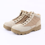 Men Desert Tactical Military Boots Mens Work Safty Shoes SWAT Army Boot Militares Tacticos Zapatos Ankle Combat Boots