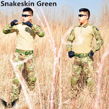 Army Clothing Tactical military uniform G3 Airsoft sport Frog Camouflage Suit US Army Multicam Woodland BDU Clothing Set